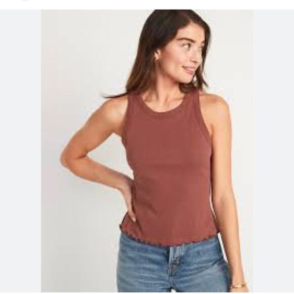 Old Navy Brown Tank Top Women's Size XL - Picture 1 of 11